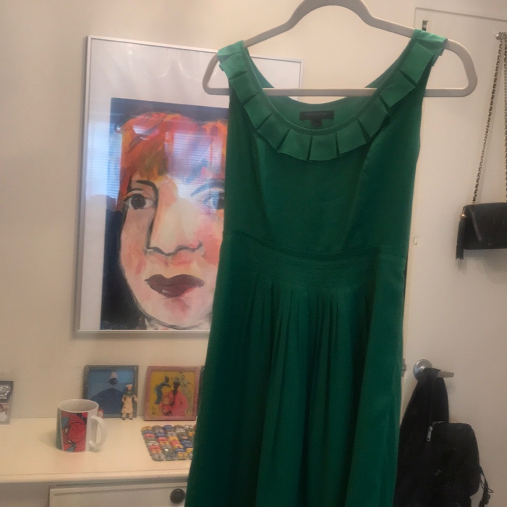 Silk spring dress